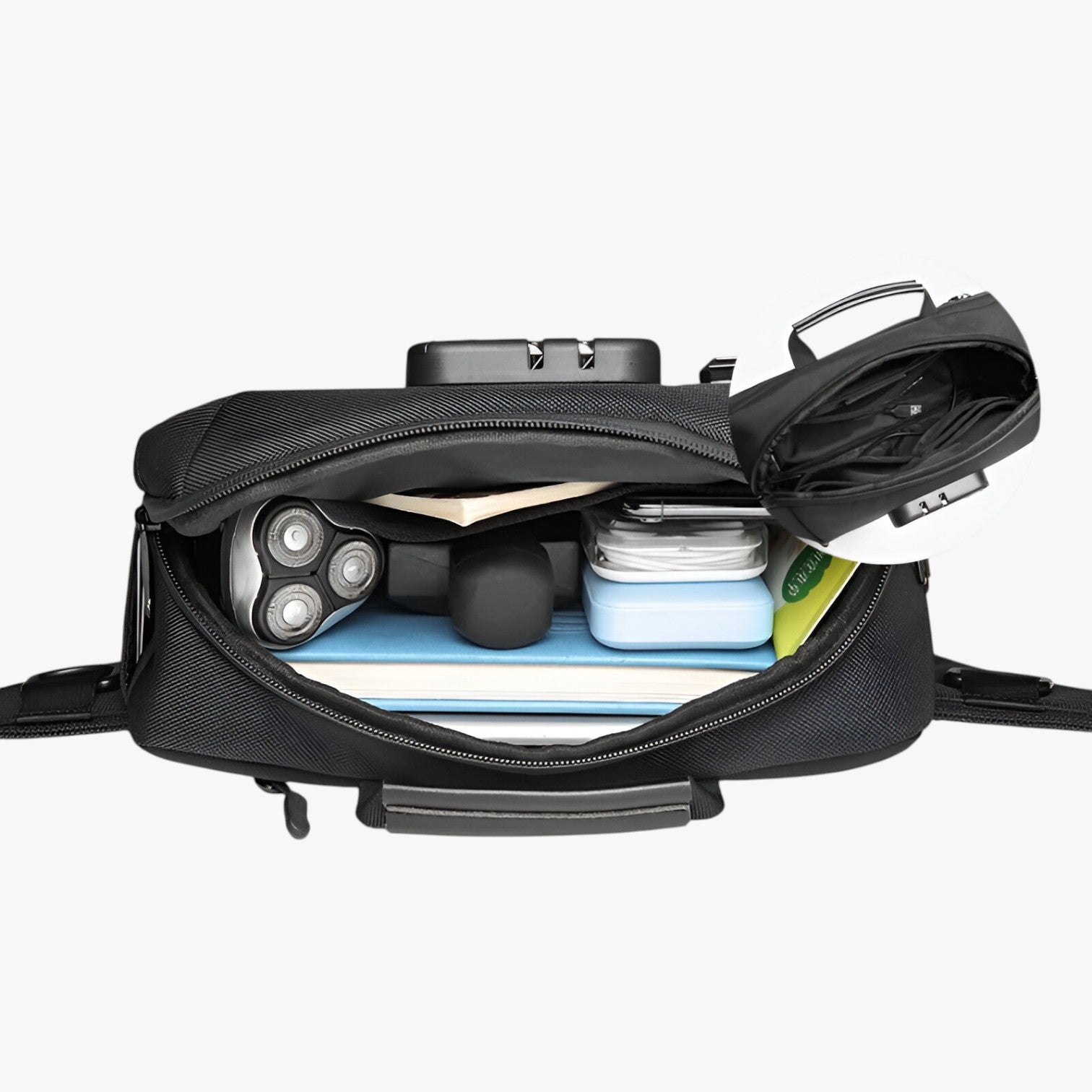Dominick | Vandtæt tyverisikret skuldertaske med USB-opladning - - bags - {{ product_tags }