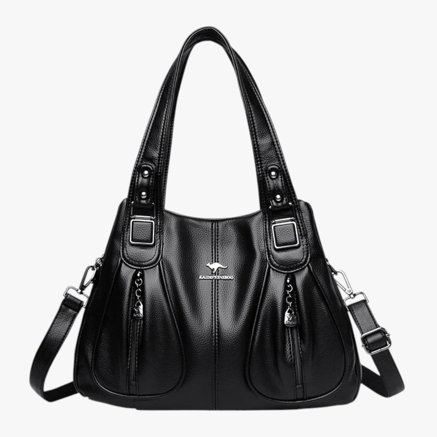 Viviana | Daglig elegance - Læder, skuldertaske der fremhæver ethvert look - Nero - Viviana | Daglig elegance - Læder, skuldertaske der fremhæver ethvert look - €25 - {{ product_tags }