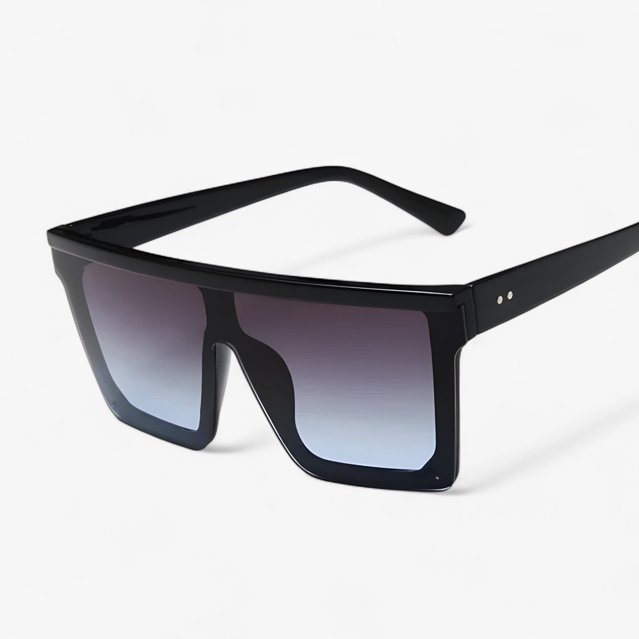 Adrian | Sorte retro oversized solbriller - - men's fashion - {{ product_tags }