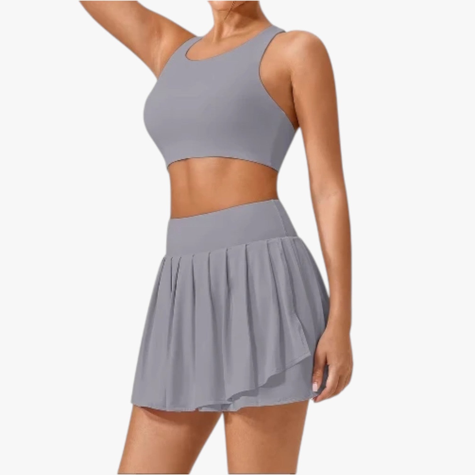 Lorraine | Kvindelige tennisshorts - Letvægts og hurtigtørrende - grå - Lorraine | Kvindelige tennisshorts - Letvægts og hurtigtørrende - €25 - {{ product_tags }