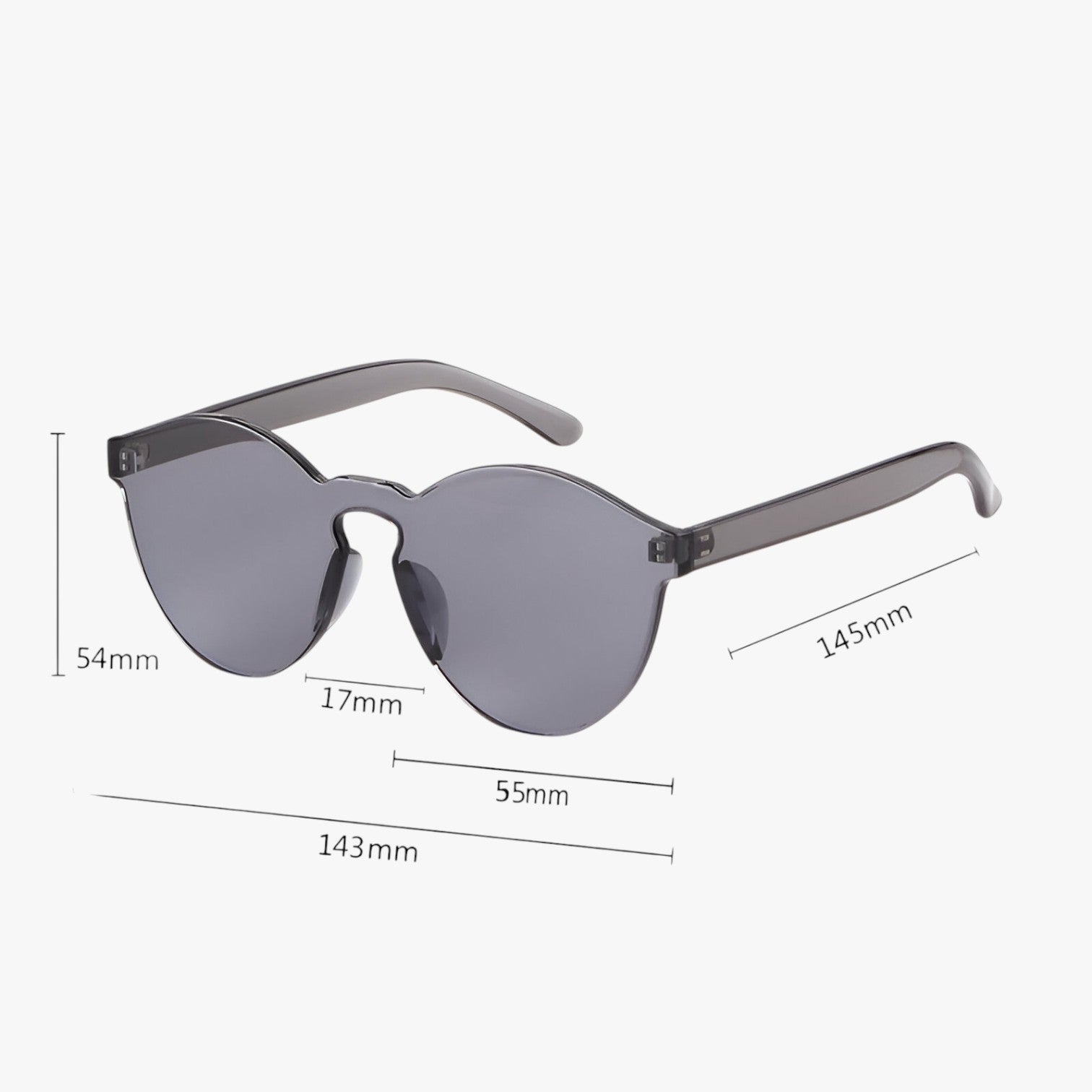 Skylar | Rundt retro solbriller uden ramme - - other - {{ product_tags }