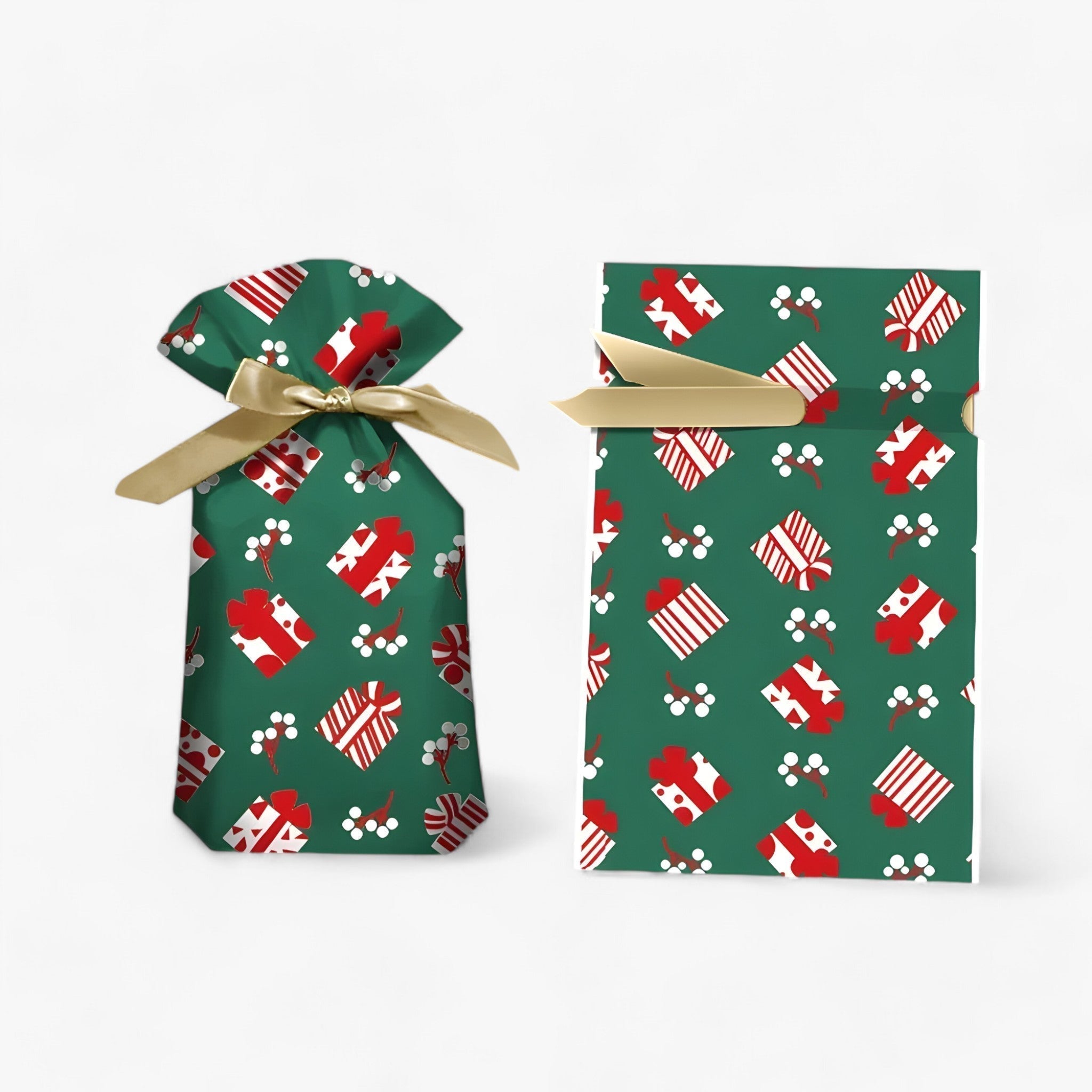 Vader Jultomte | Julgodispåse - Ideelt emballagevalg til gaver - Grøn 1 1 +1 GRATIS - christmas - {{ product_tags }