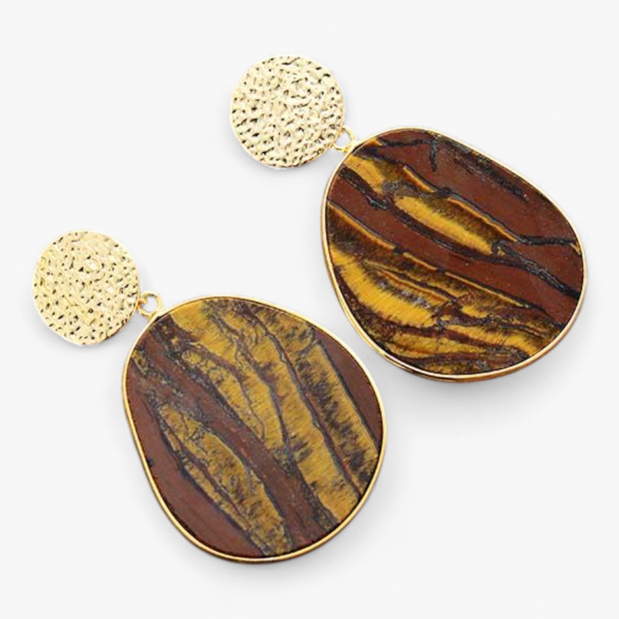 HealWithin Lapis Lazuli Protection Øreringe - Tigerøje - Earrings - {{ product_tags }
