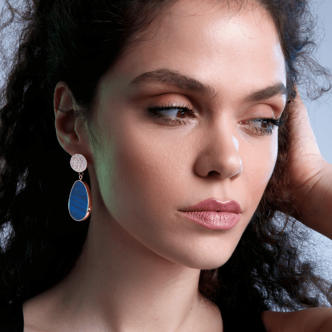 HealWithin Lapis Lazuli Protection Øreringe - - Earrings - {{ product_tags }