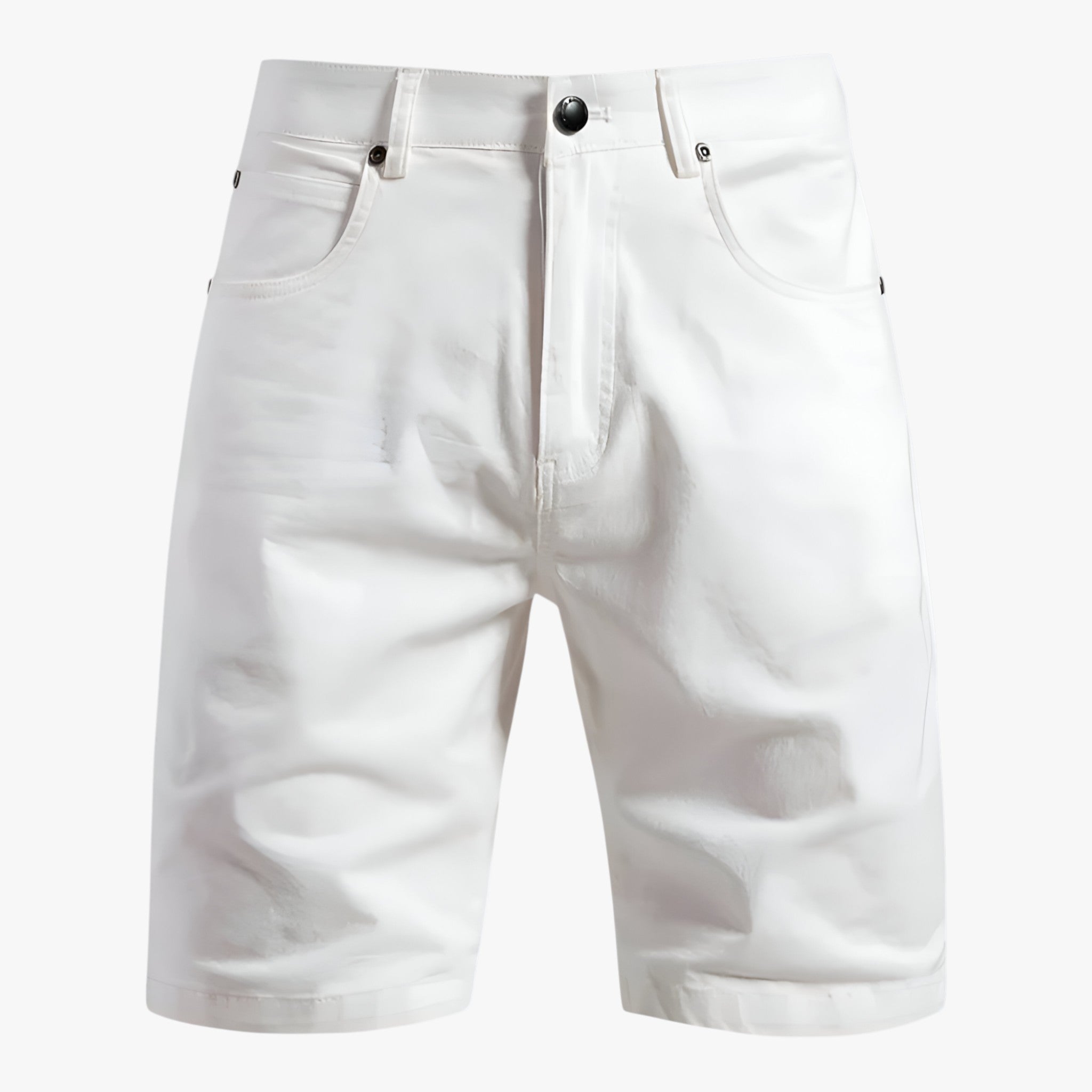 Logan | Herre Shorts til Mænd - Komfortable Sommer Shorts - Hvid - Herre shorts - {{ product_tags }