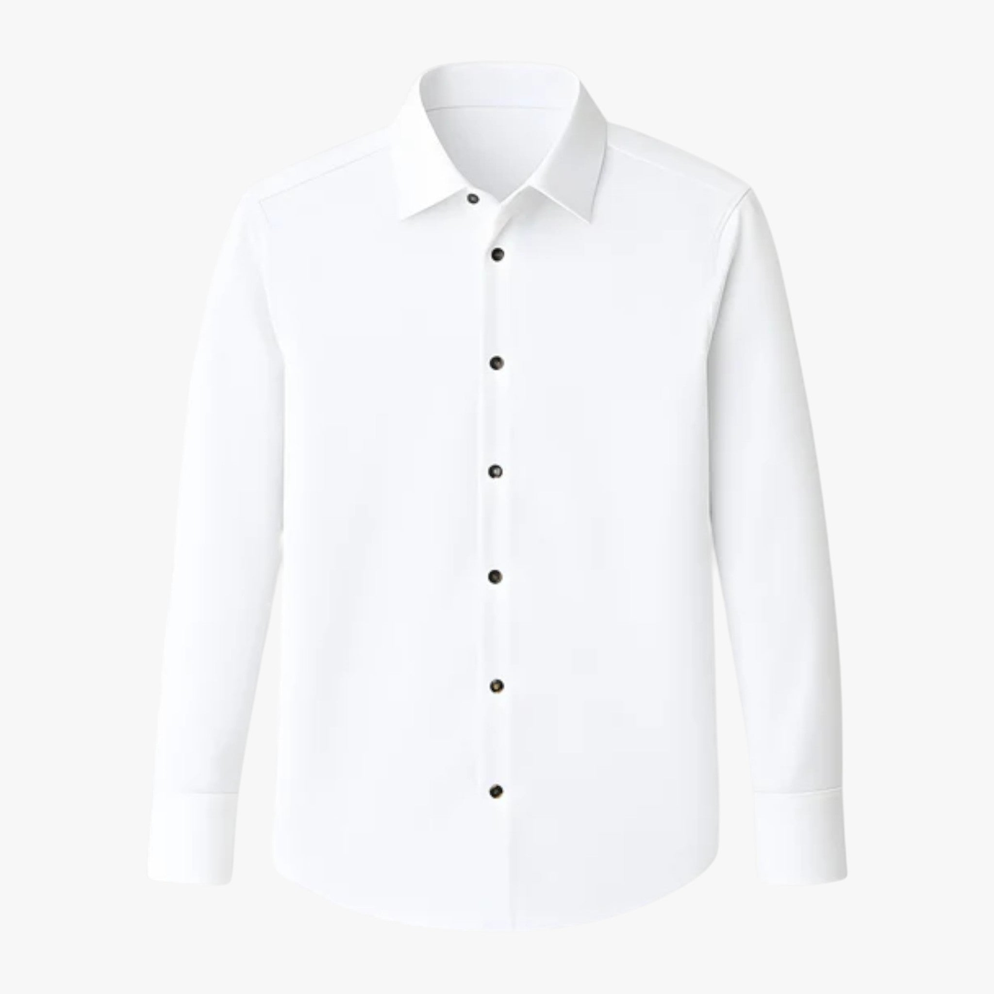 Thomas | Herre Skjorter Flexibel Kontortrøje med Professionelt Look - Hvid - Skjorter - {{ product_tags }