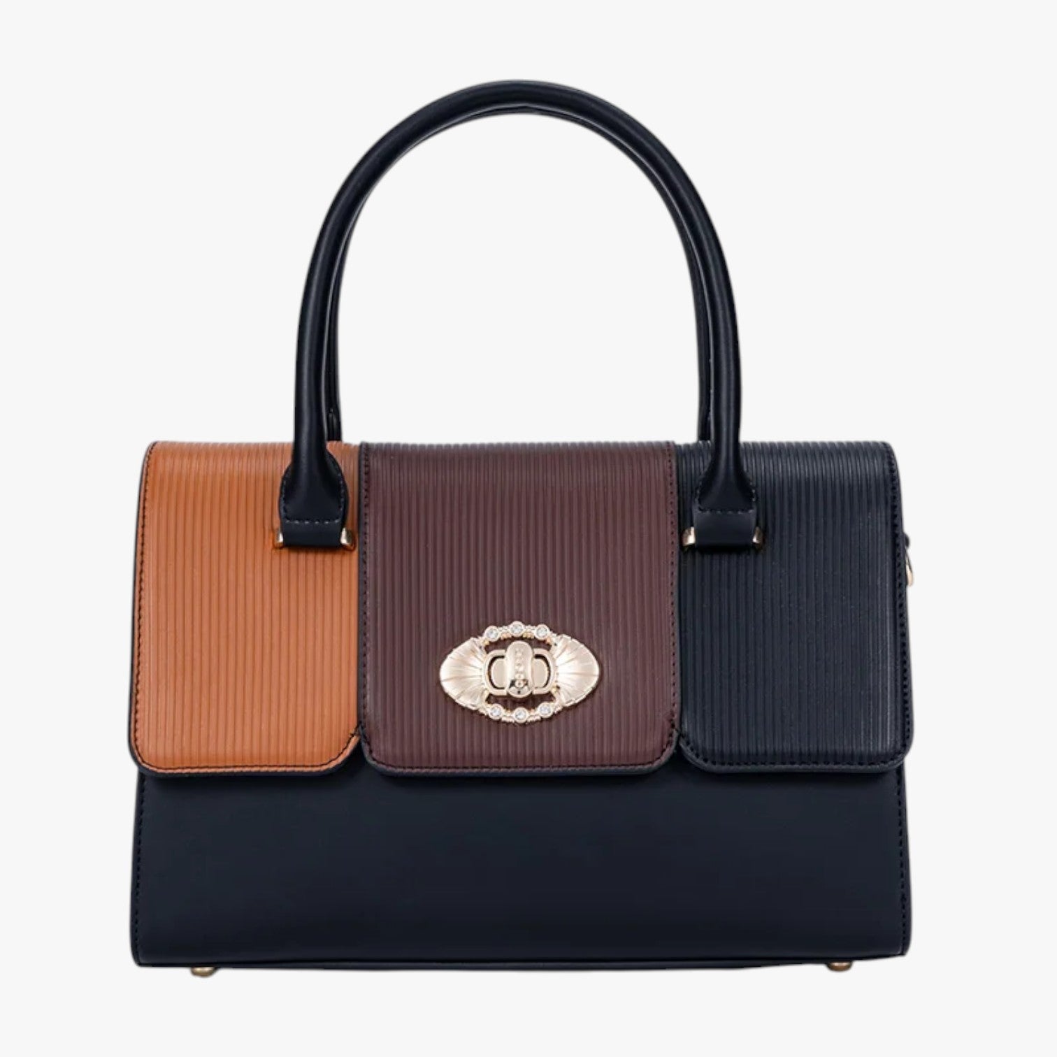 Karina | PU-læder taske, holdbar og med elegant stil - Sort - Karina | PU-læder taske, holdbar og med elegant stil - €25 - {{ product_tags }