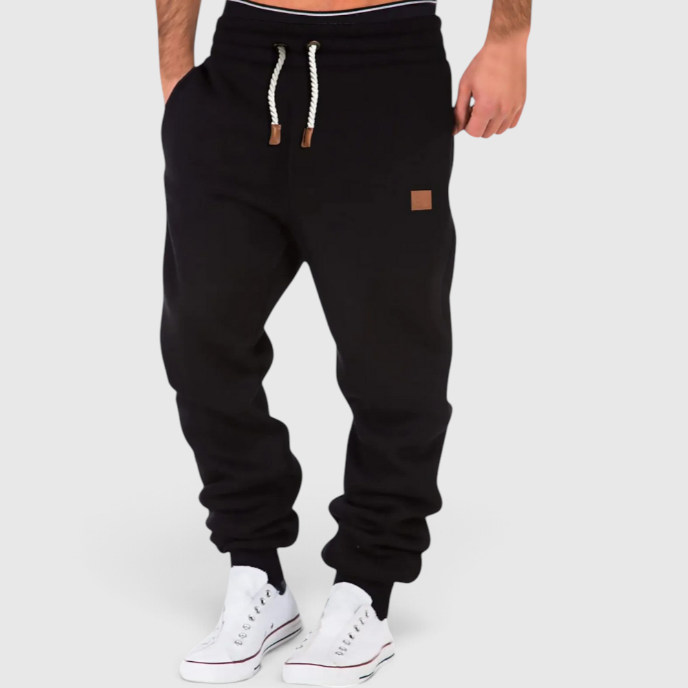 Uformelle marineblå herre-joggingbukser - Hverdagssweatpants
