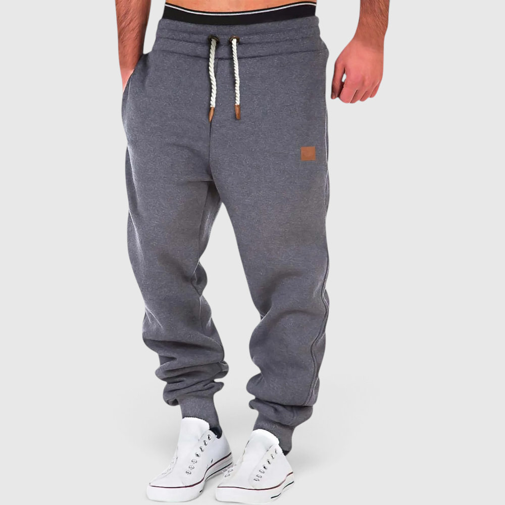 Uformelle marineblå herre-joggingbukser - Hverdagssweatpants