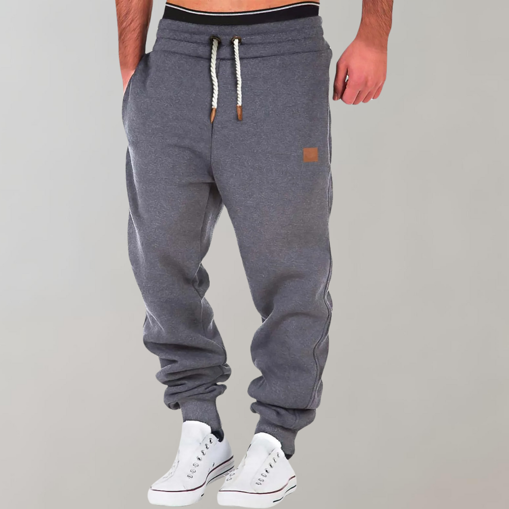 Herre Casual Marineblå Joggingbukser - Hverdags Sweatpants