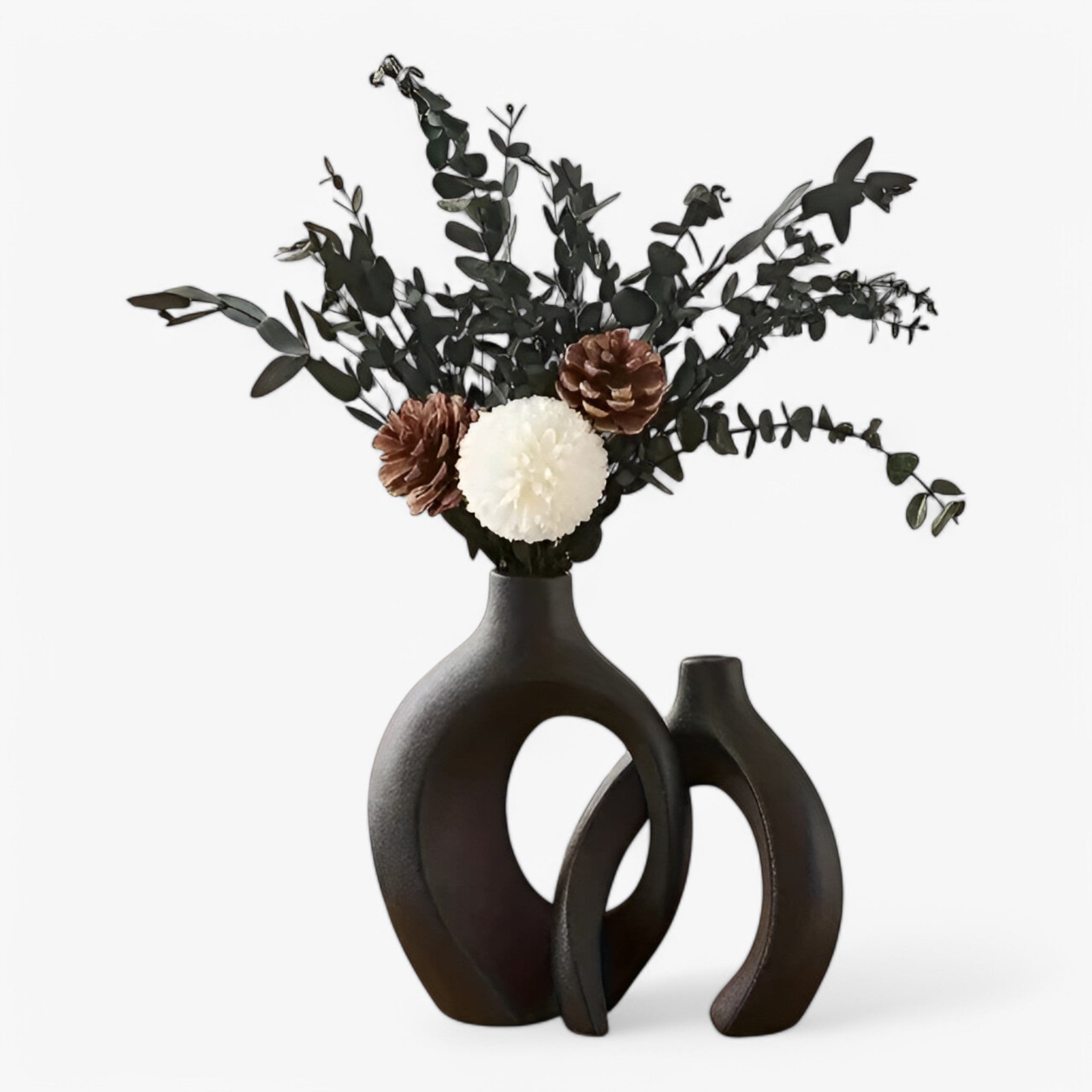 ModishFlora - Moderne Blomsterkrukke - Sort - house & garden - {{ product_tags }