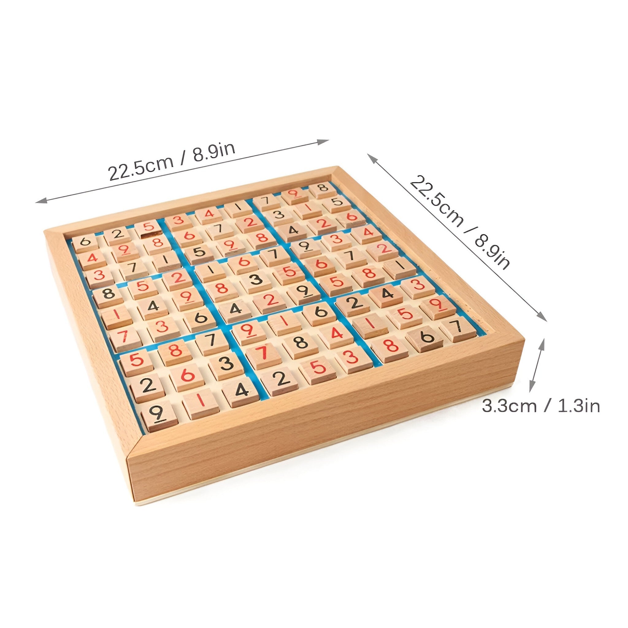 Daan | Sudoku-brætspil i træ med skuffe - - other - {{ product_tags }