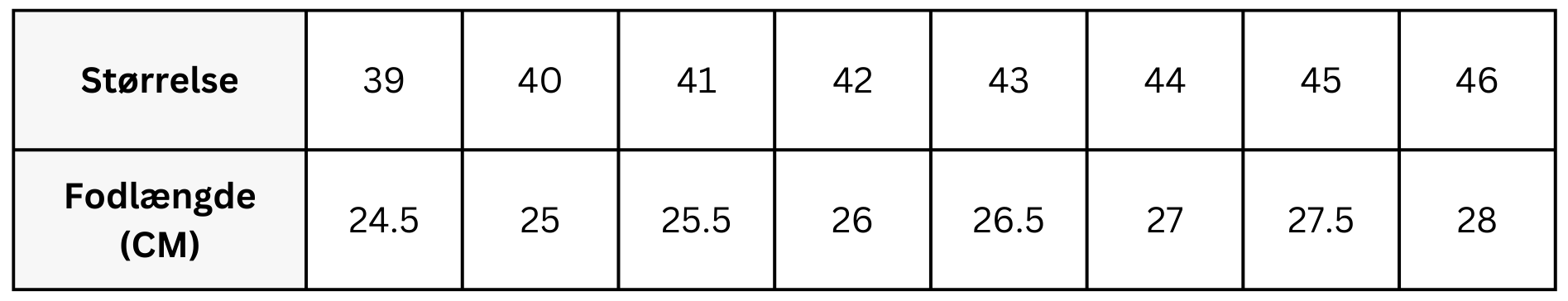 Size Guide