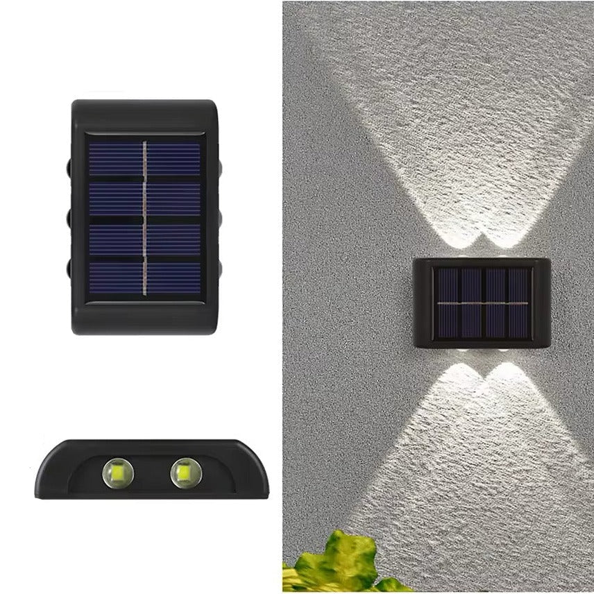 Udendørs Solar LED Facadelys - Vejrbestandig Op/Ned