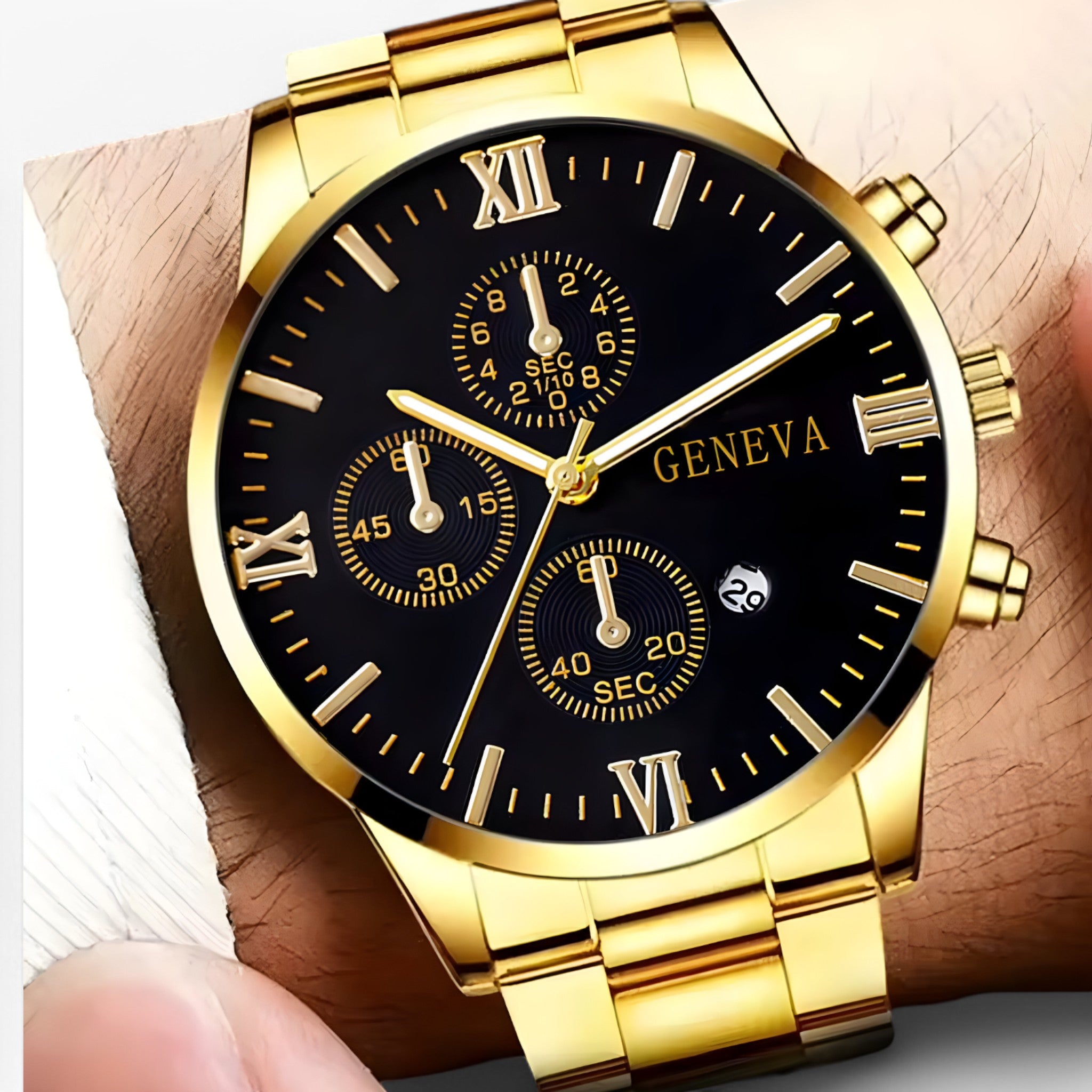 Jerry | Elegant Ur- & Smykkesæt - - watches - {{ product_tags }