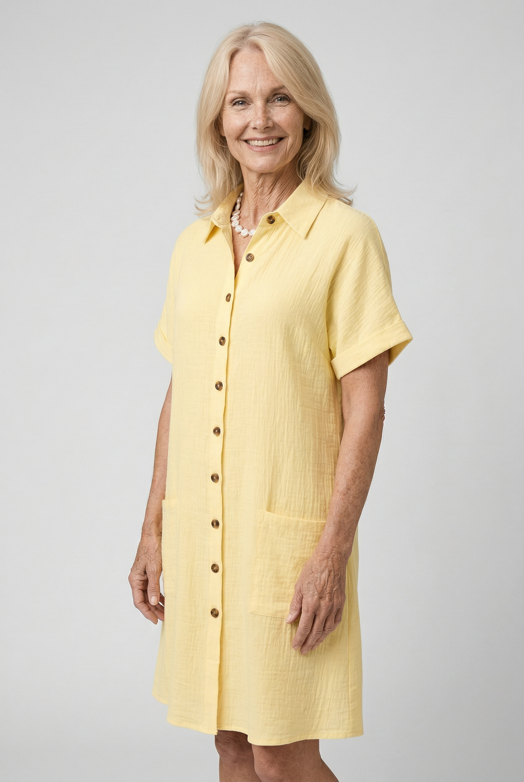 Olivia | Sommerkjole – Elegant Stofblanding, Perfekt til Enhver Anledn