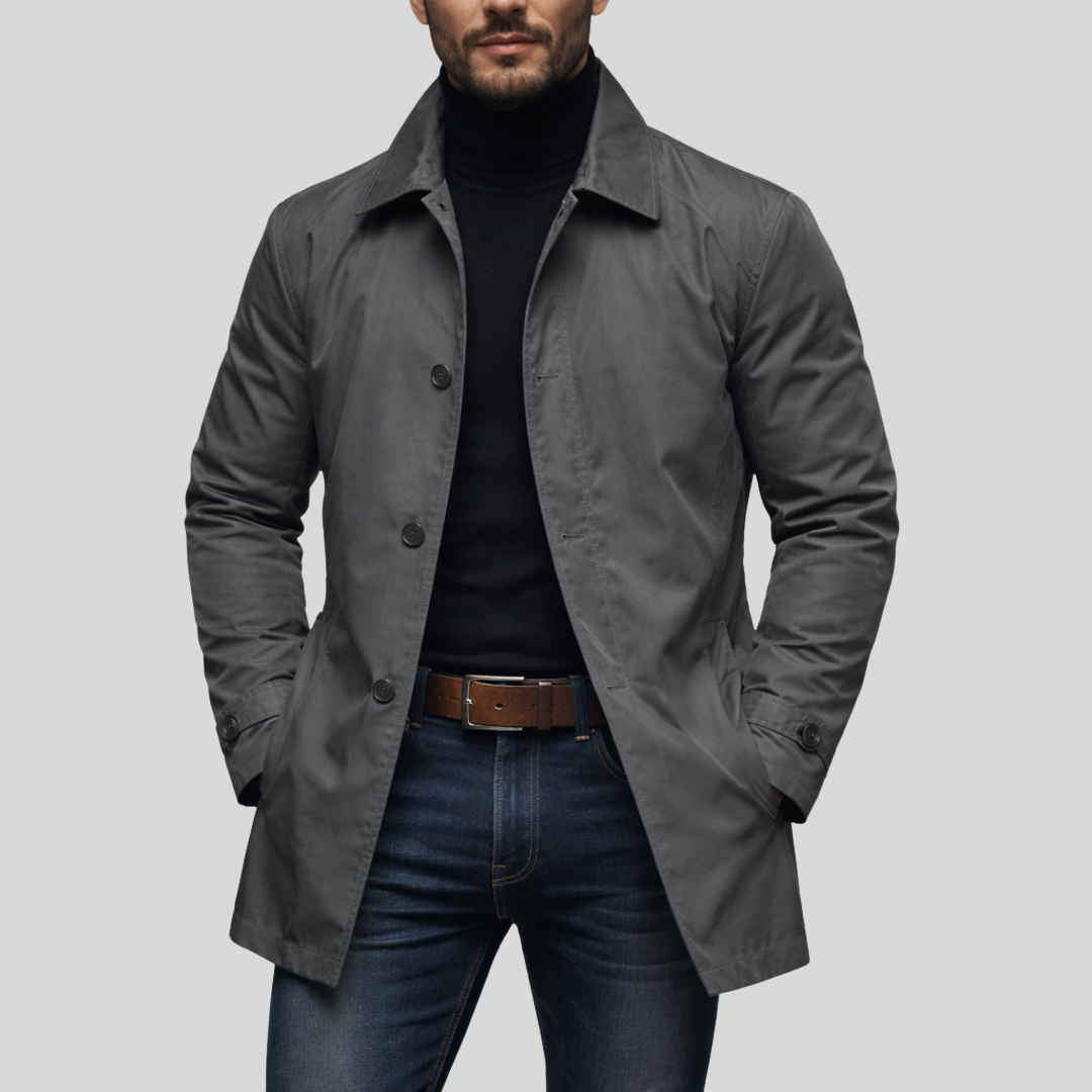 Elisabeth | Mænd's Sophisticated Urban Frakke til Moderne Style