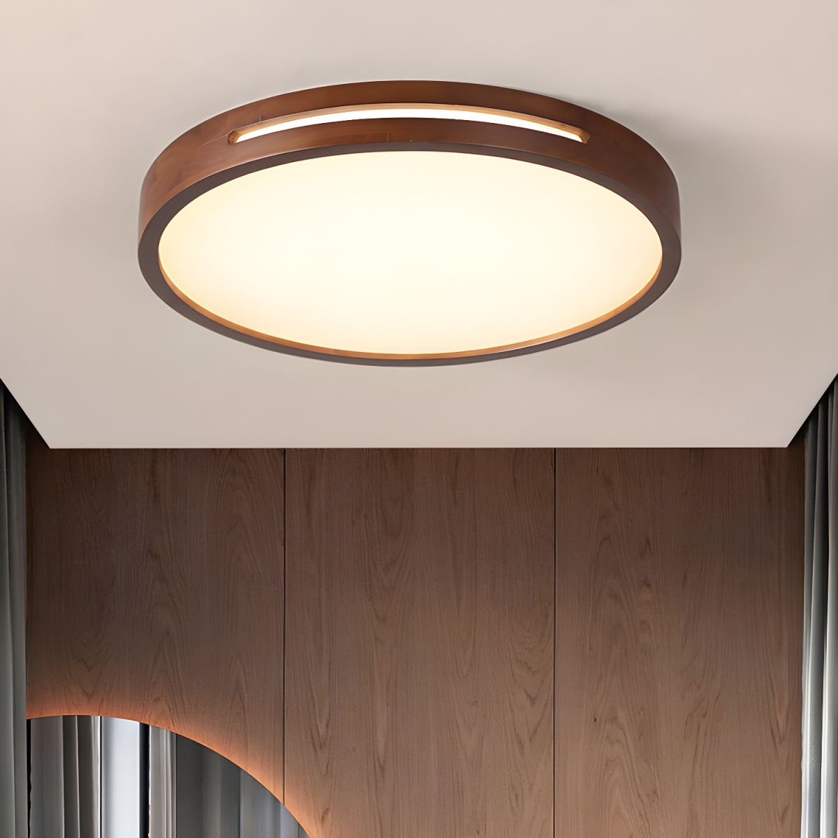 Kintaro - Træramme LED Loftslampe