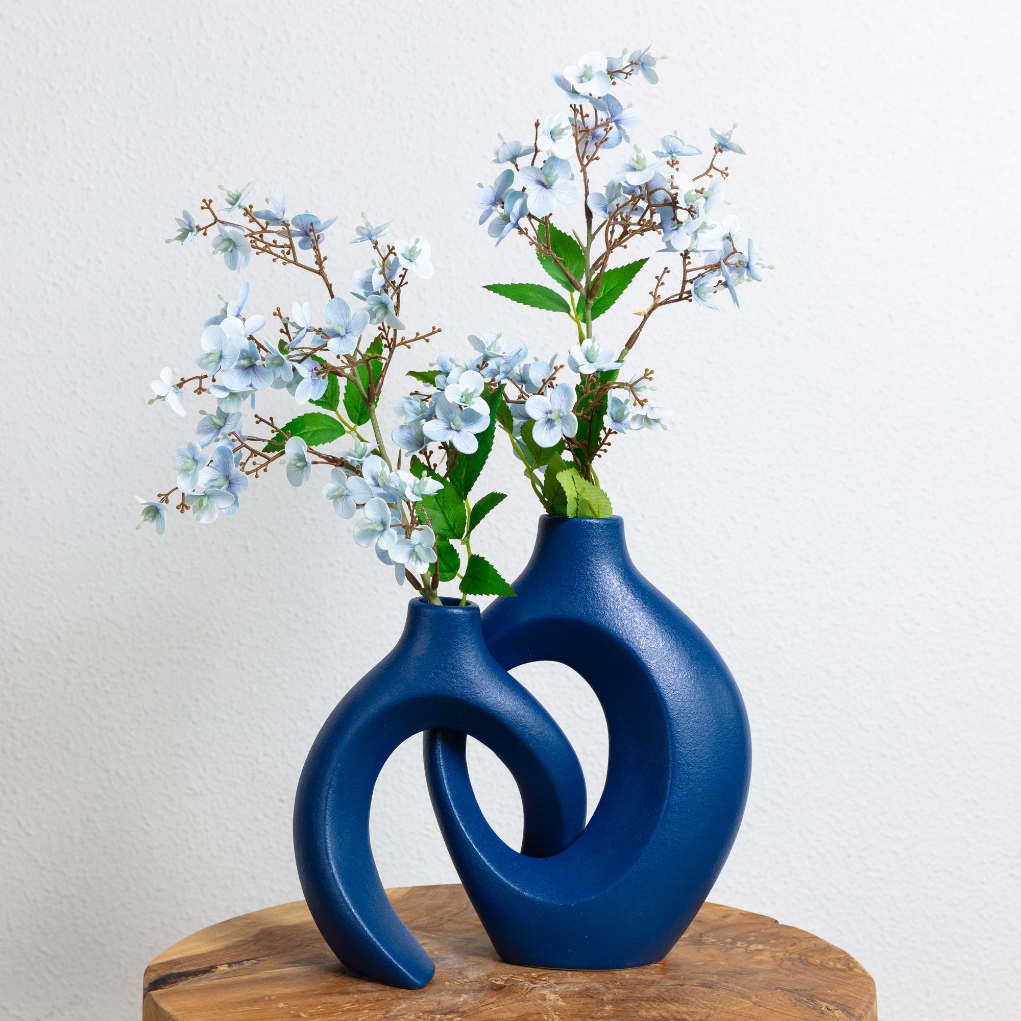 Gleora - Flettet blomstervase - Indigo blå - house & garden - {{ product_tags }