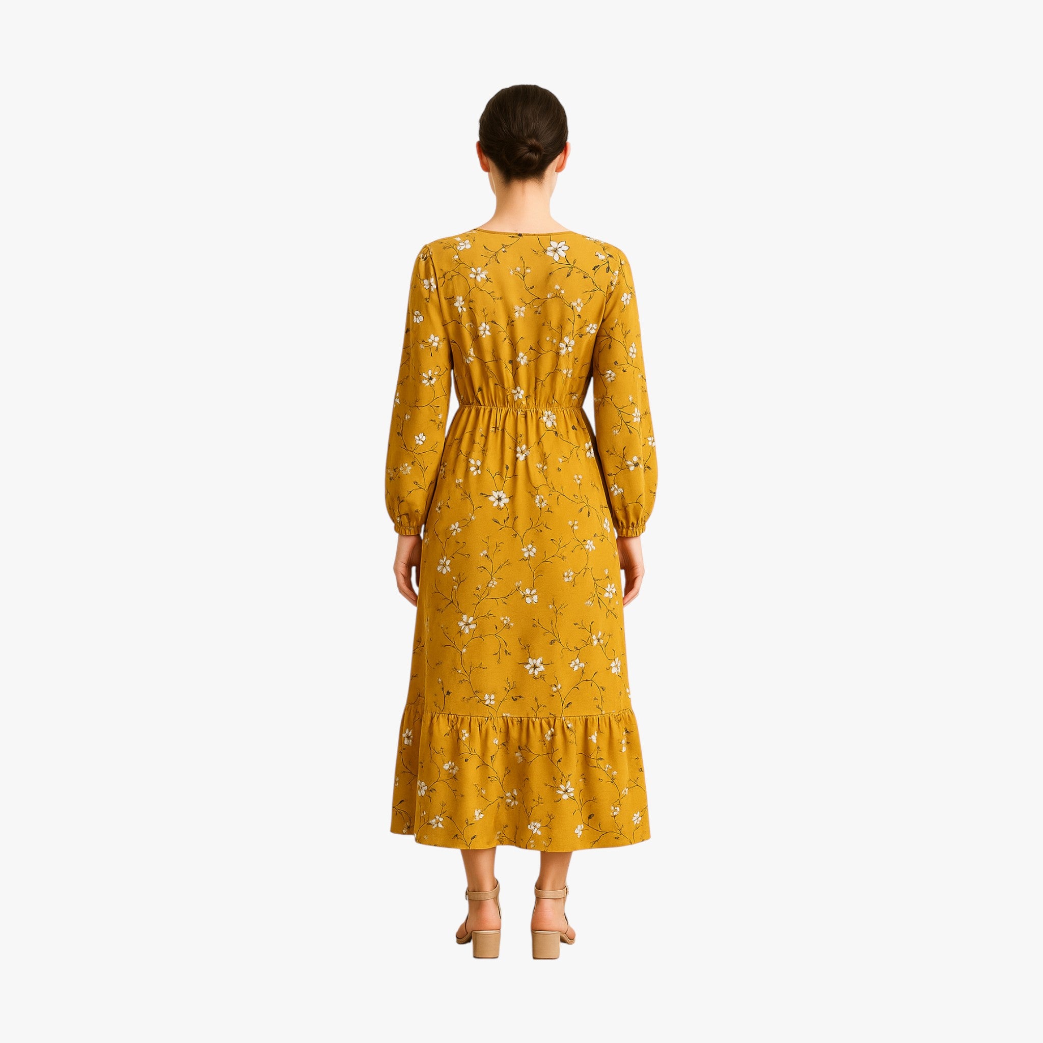 Thalia | Kvindernes Elegant Blomster Kjole - - Kvinders Kjoler - {{ product_tags }