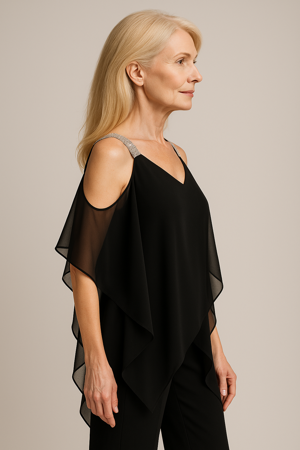 Malta | Kvinders Elegant Asymmetrisk Jumpsuit - - Jumpsuits - {{ product_tags }