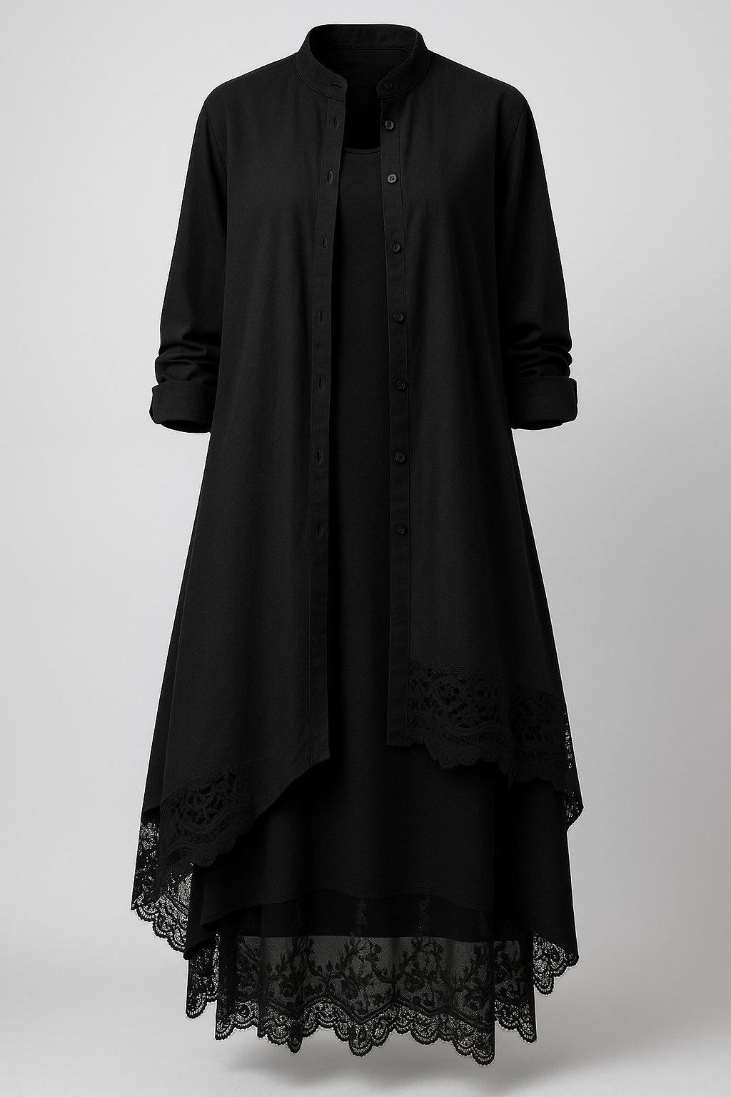 Aurora | Kvinders Elegant Boho Midi Kjole - Hvid - Kjoler - {{ product_tags }