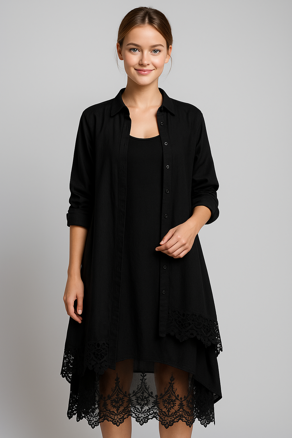 Aurora | Kvinders Elegant Boho Midi Kjole - - Kjoler - {{ product_tags }