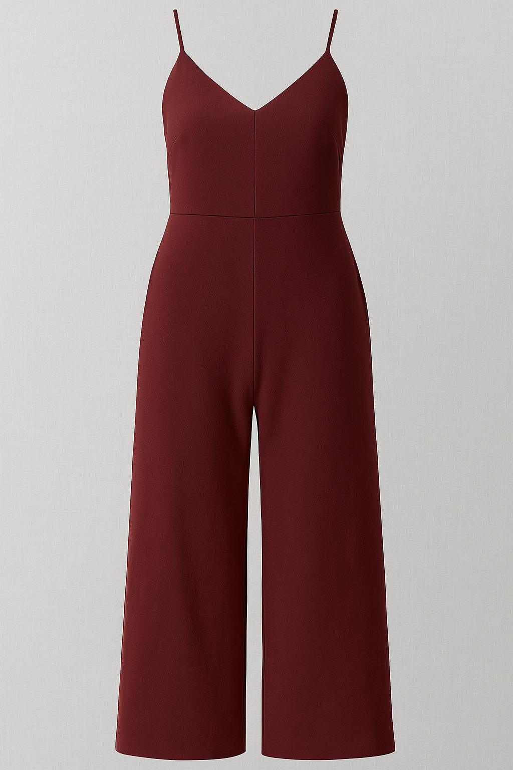 Maribel | Kvinders Elegant Buksedragt Uden Ærmer - Bordeaux - Jumpsuits - {{ product_tags }