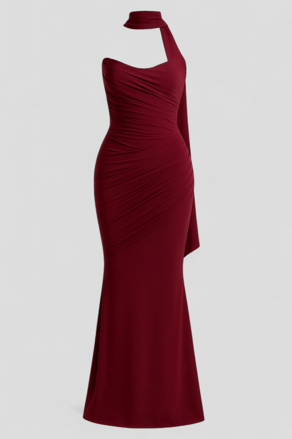 Trista | Kvinders Elegant Lang Nederdel Sæt - Bordeaux - Kvinders tøj - {{ product_tags }