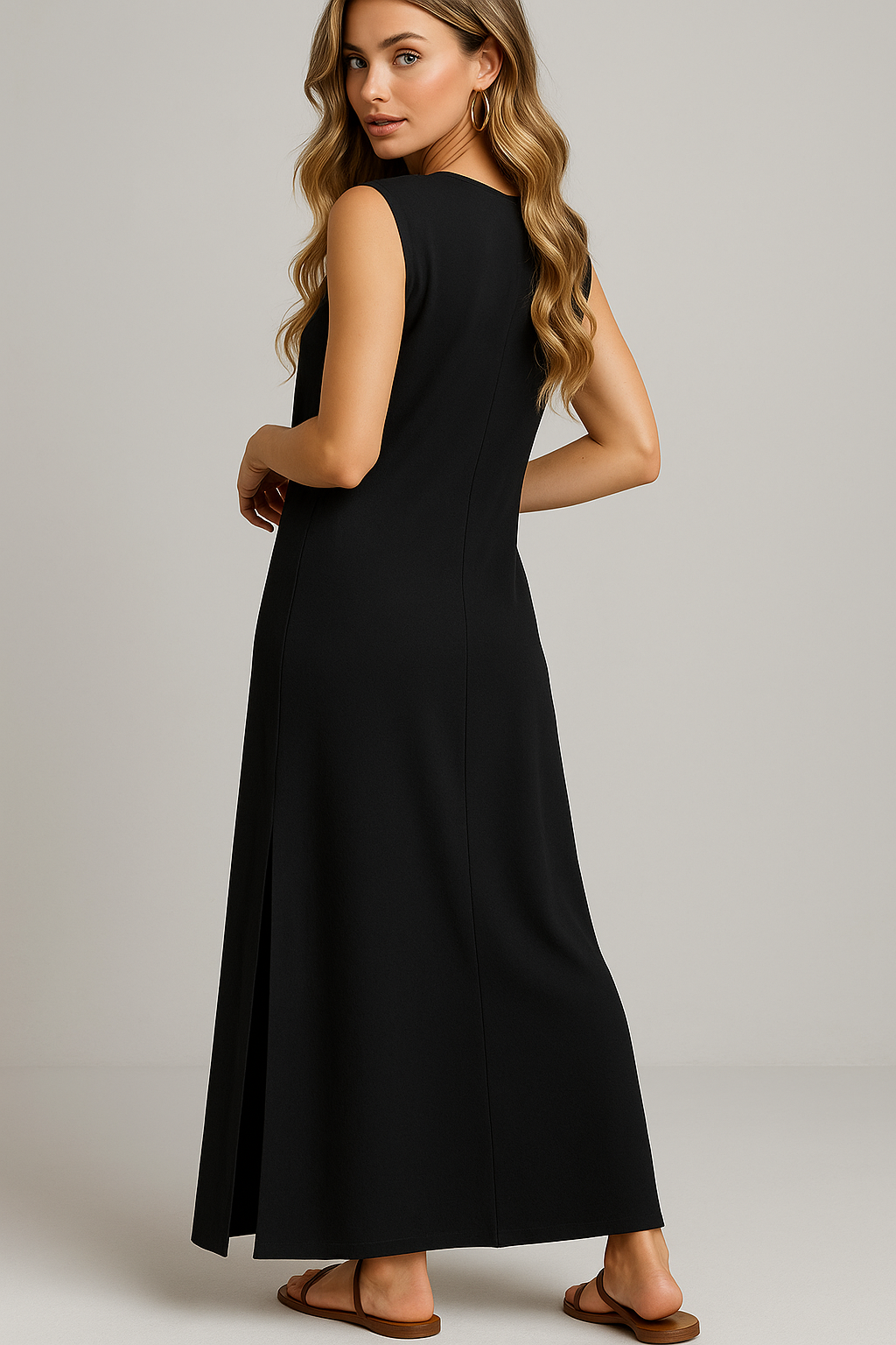 Phoebe | Kvinders Elegant Lang Nederdel med Lommer - - Kvindernes Nederdele - {{ product_tags }