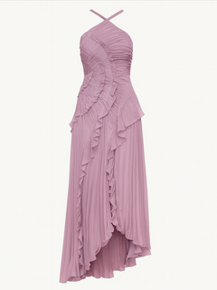 Aurie | Kvinders Elegant Lilla Kjole
