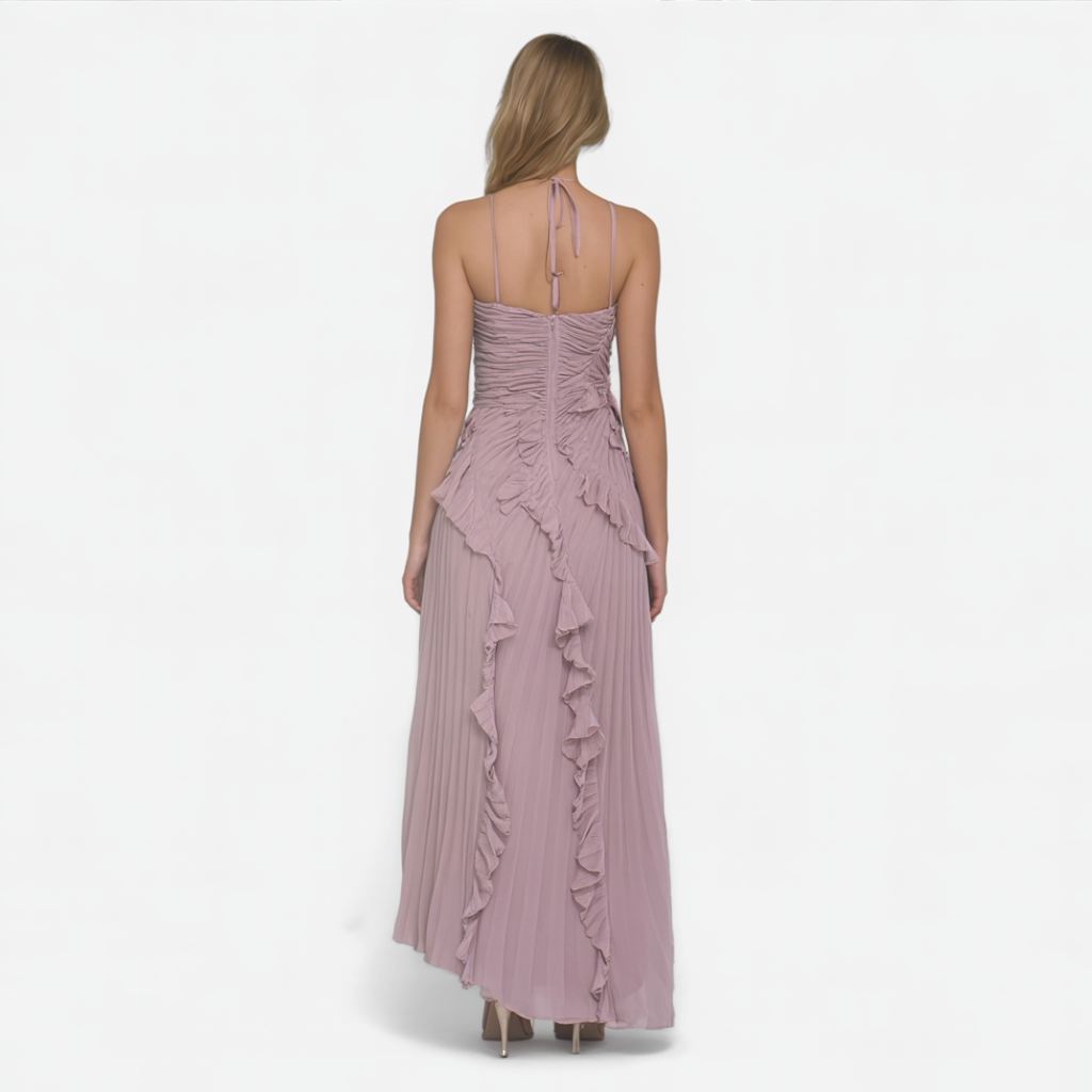 Aurie | Kvinders Elegant Lilla Kjole - - Kvinders Kjoler - {{ product_tags }