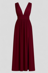 Adelina | Women's Elegant Maxi Dress with Long Sleeves