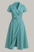 Kiera | Kvinders Elegant Midi Kjole
