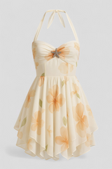 Ciana | Women's elegant mini floral dress