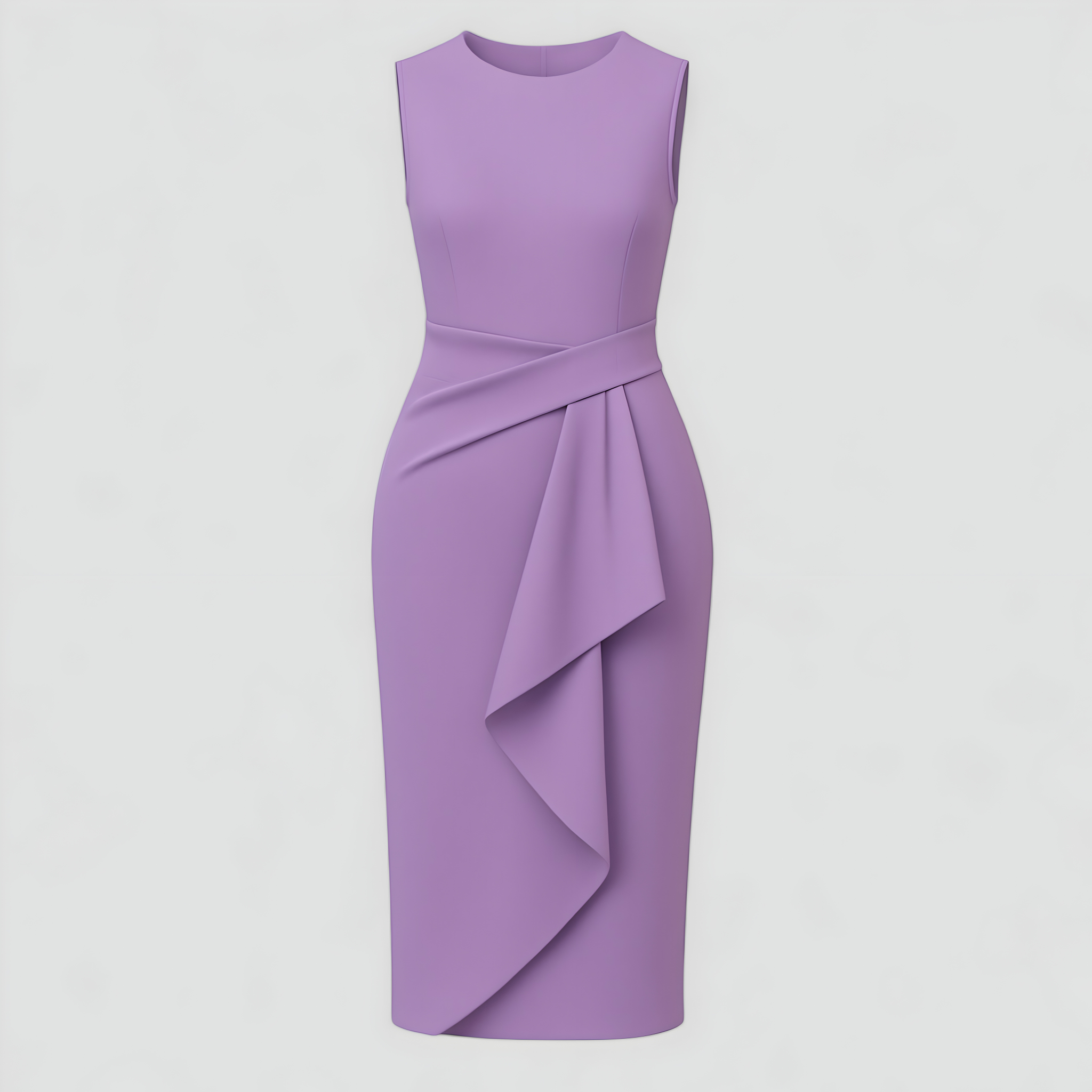 Arica | Kvinders Elegant Slim-Fit kjole - Lavendel - Kvinders Kjoler - {{ product_tags }