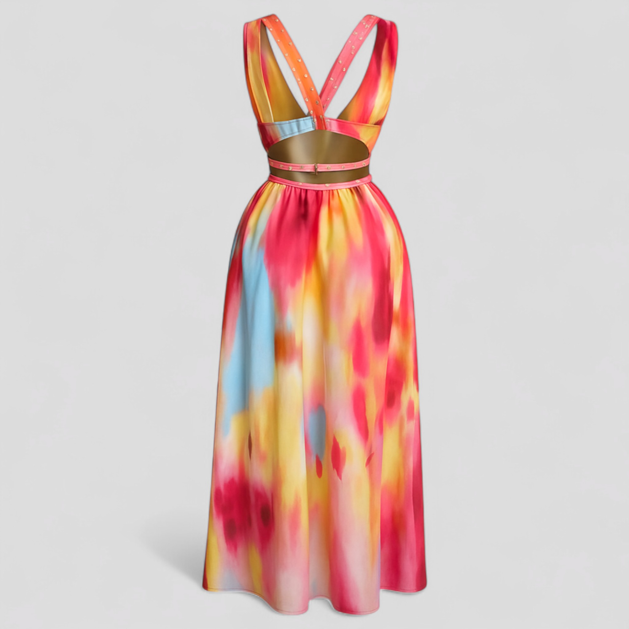 Fia | Kvinders Elegant Lang Maxi Kjole - - Maxi Kjoler - {{ product_tags }