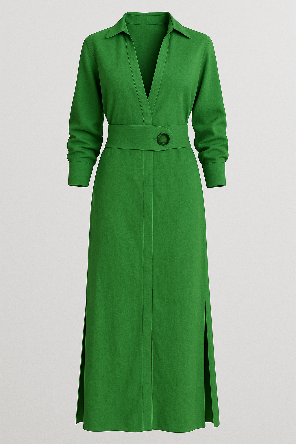 Maggie | Kvinders Elegant Maxi Kjole - Grøn - Kvinders Kjoler - {{ product_tags }