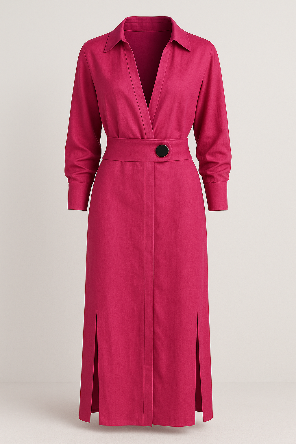 Maggie | Kvinders Elegant Maxi Kjole - Rosa - Kvinders Kjoler - {{ product_tags }