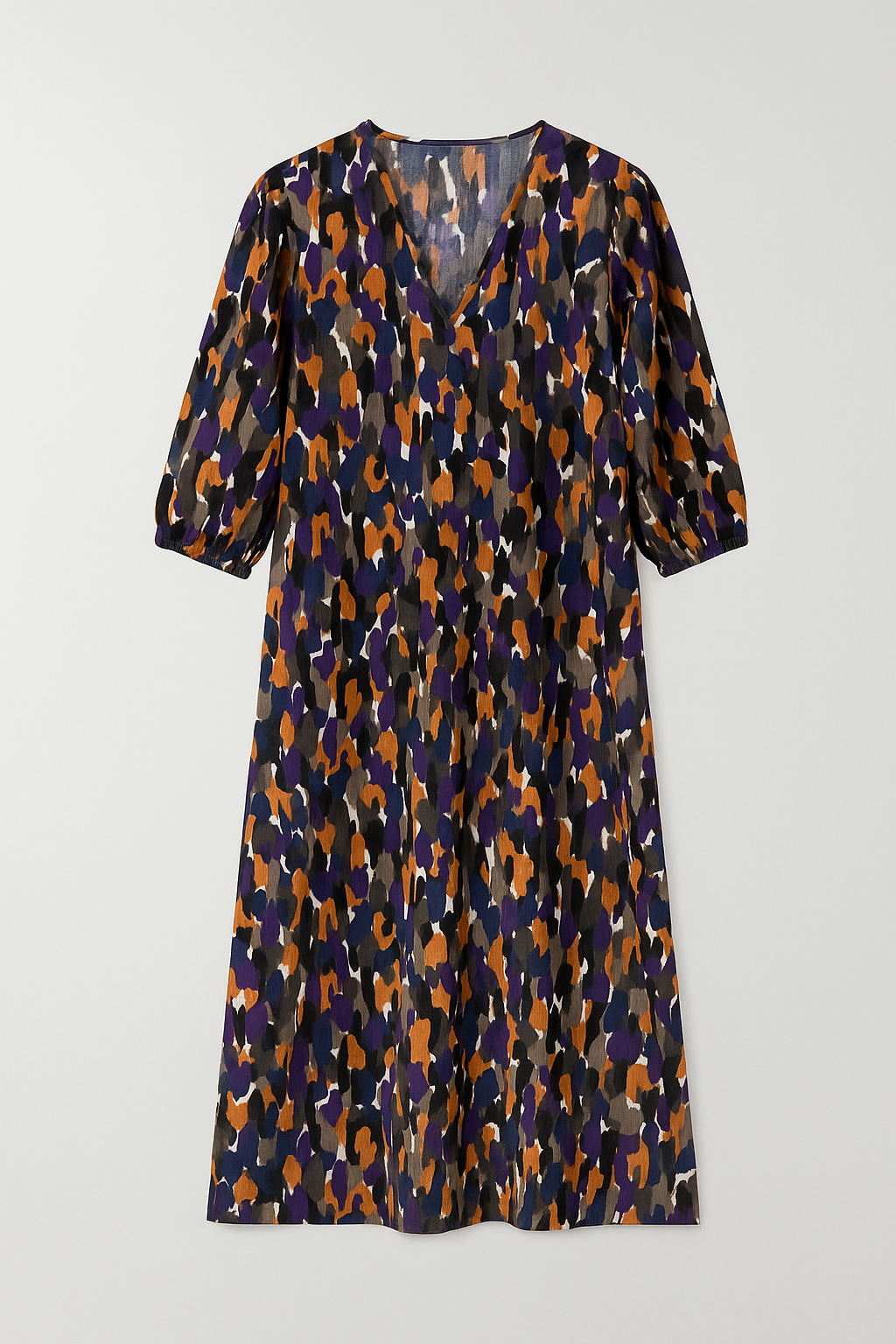 Eleonor | Kvinders Elegant Vintage Maxi Kjole - Multi-Farve - Maxi Kjoler - {{ product_tags }