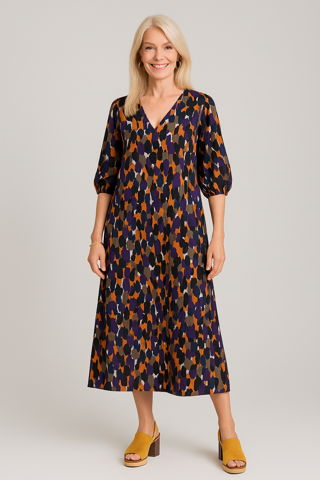 Eleonor | Kvinders Elegant Vintage Maxi Kjole - - Maxi Kjoler - {{ product_tags }
