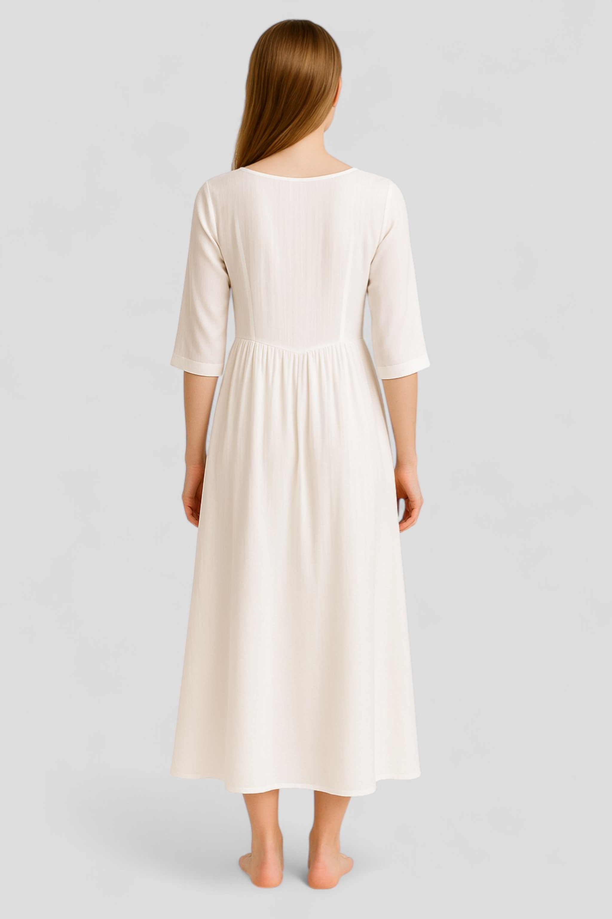 Rita | Kvinders Komfortabel Linned Sommerkjole - - Kvinders Kjoler - {{ product_tags }