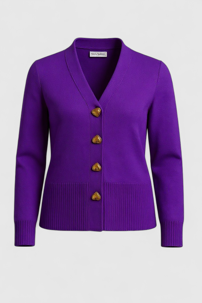 Doretta | Kvinders Komfortable Uld Sweater - Lilla - Sweatre - {{ product_tags }