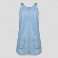 Azzura | Vestido de verano práctico de mezclilla para mujer