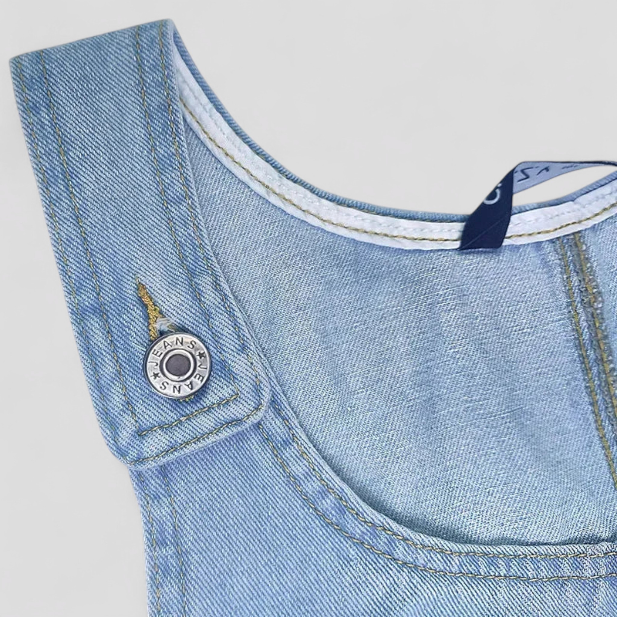 Azzura | Kvinders Praktiske Denim Sommerkjole - - Kjoler - {{ product_tags }