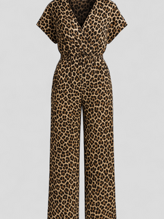 Tessie | Kvinders Stilfulde Jumpsuit med Pantermotiv