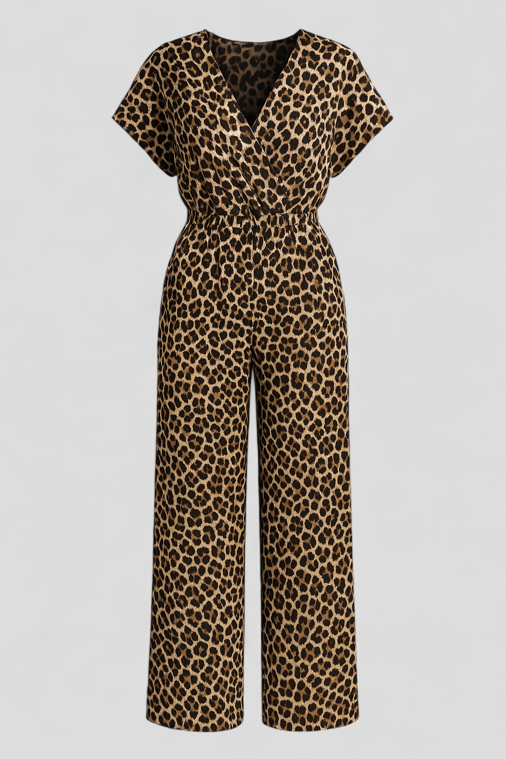 Tessie | Kvinders Stilfulde Jumpsuit med Pantermotiv - Brun - Kvinders tøj - {{ product_tags }