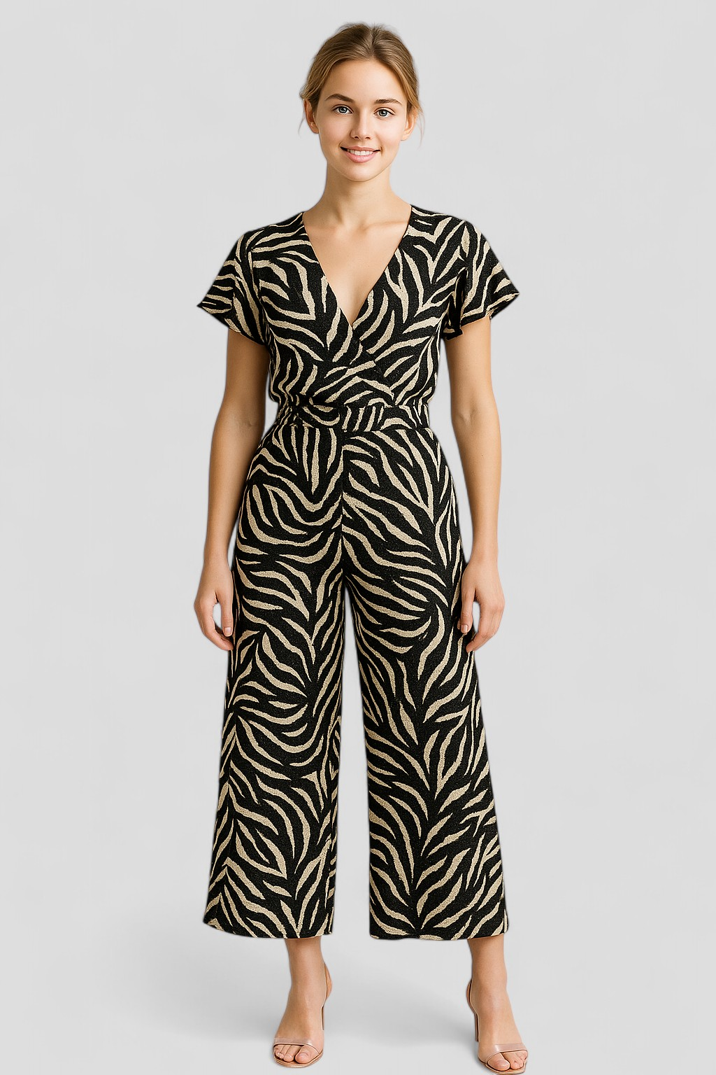 Tessie | Kvinders Stilfulde Jumpsuit med Pantermotiv - - Kvinders tøj - {{ product_tags }