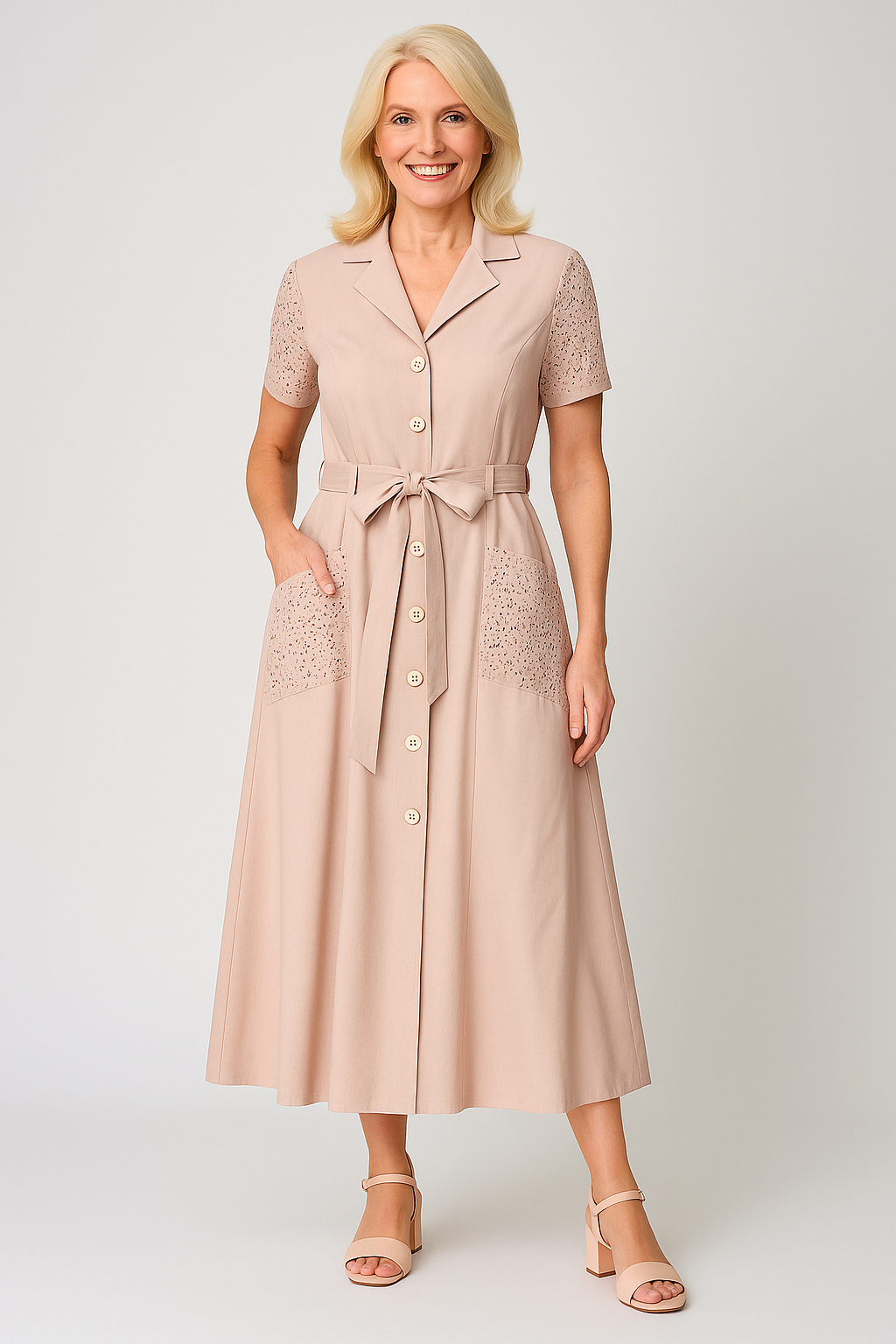 Marsha | Kvinders V-Hals Kjole - - Kvinders Kjoler - {{ product_tags }