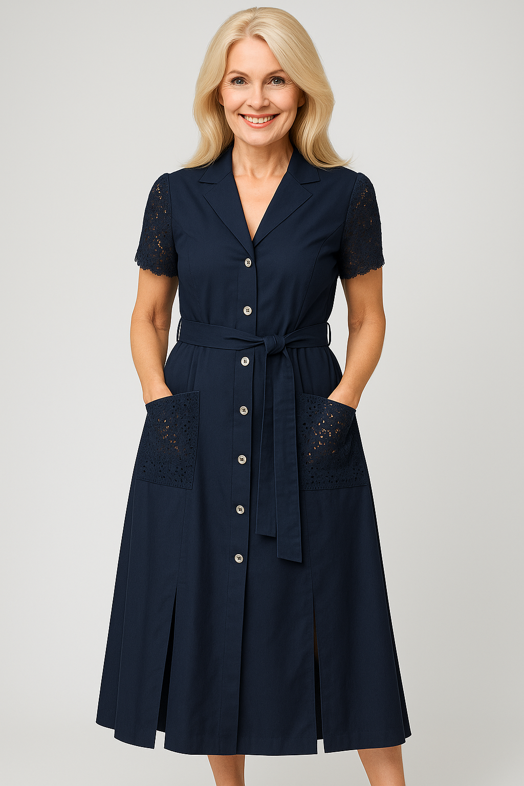 Marsha | Kvinders V-Hals Kjole - - Kvinders Kjoler - {{ product_tags }